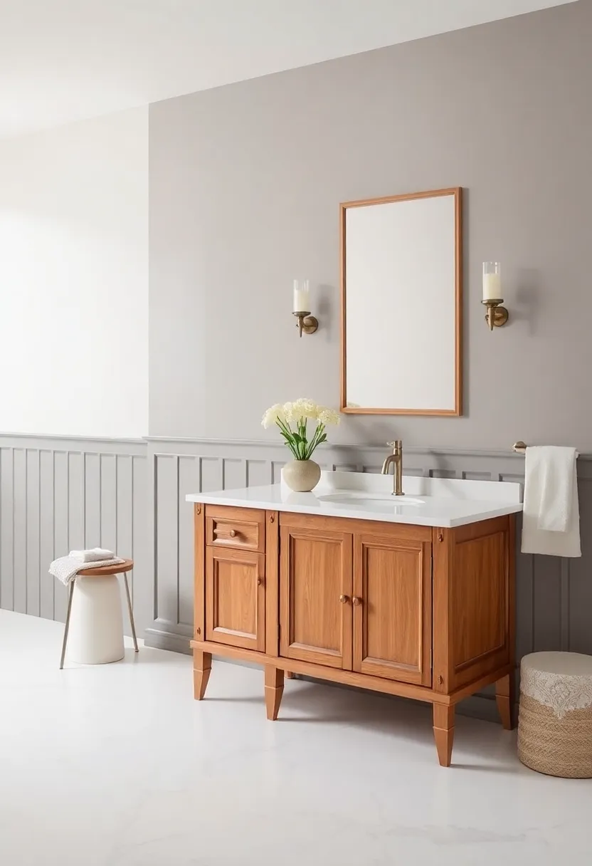 Revamping Traditional Elegance ​with Vintage-Inspired Bathroom Vanities