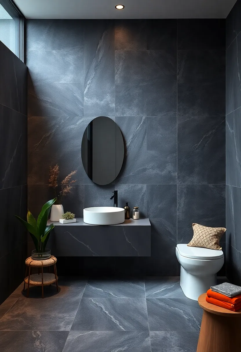 Graphite‌ Concrete Finish ​Walls for an Industrial Modern Edge