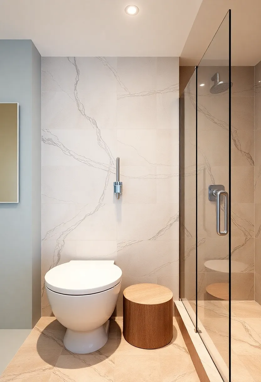 Natural Stone Accents: utilize natural stone for a timeless and luxurious feel that flows seamlessly with your frameless shower