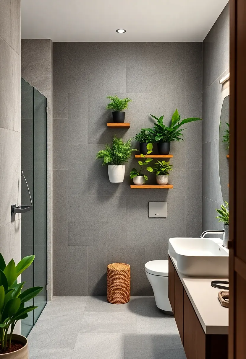 Use Decorative Wall-Mounted‌ Planters ⁢to Store Small Bathroom Plants and Add freshness