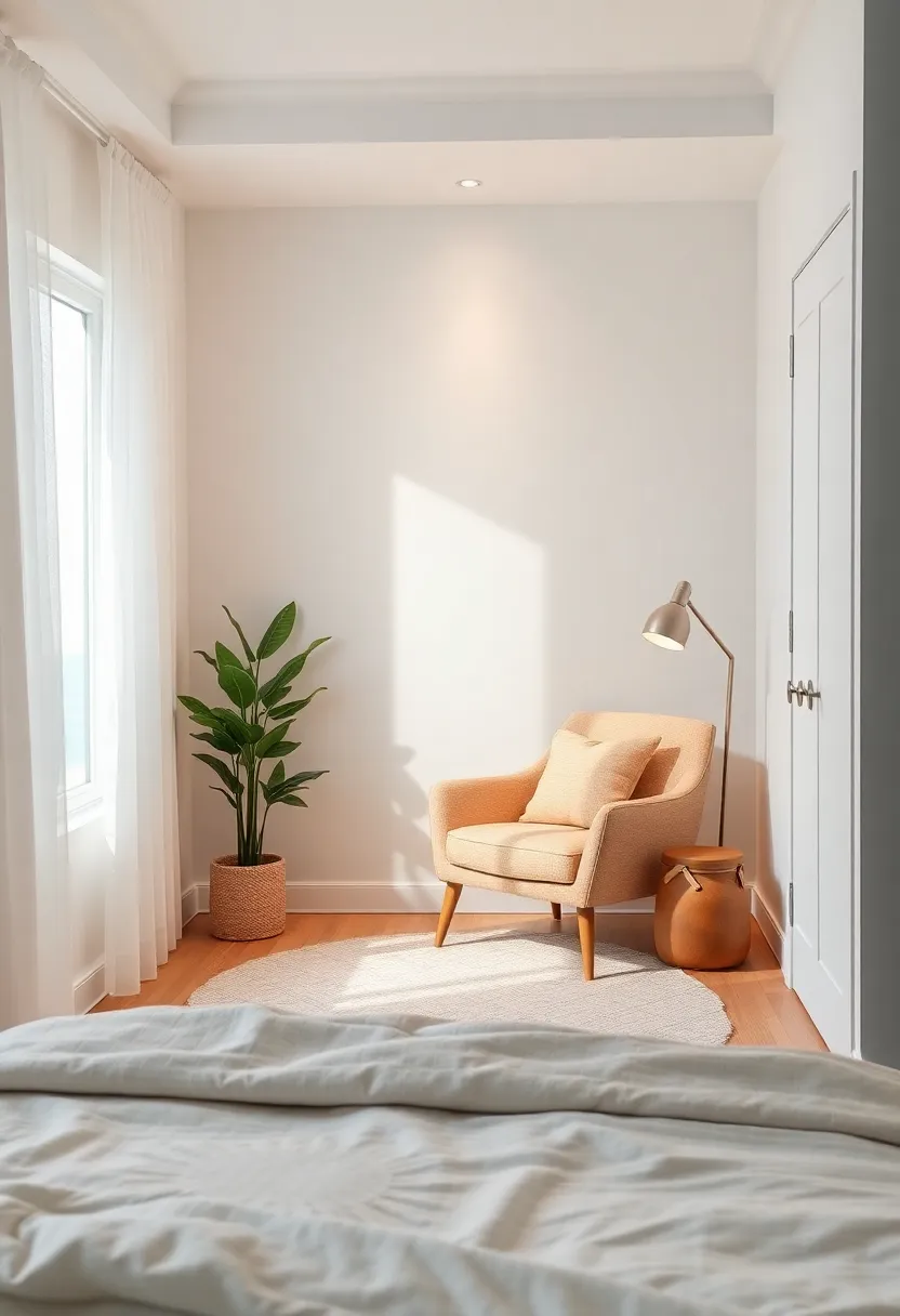 Cozy Nook: Design a reading corner with a plush chair and soft lighting, ⁢providing a quiet space ​for both partners to unwind together