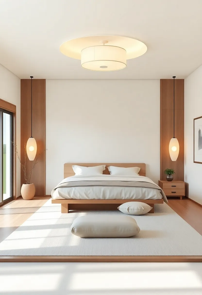 Zen Retreat: Design a serene bedroom ‍with Japanese-inspired design elements, including low furniture and a focus on simplicity and tranquility
