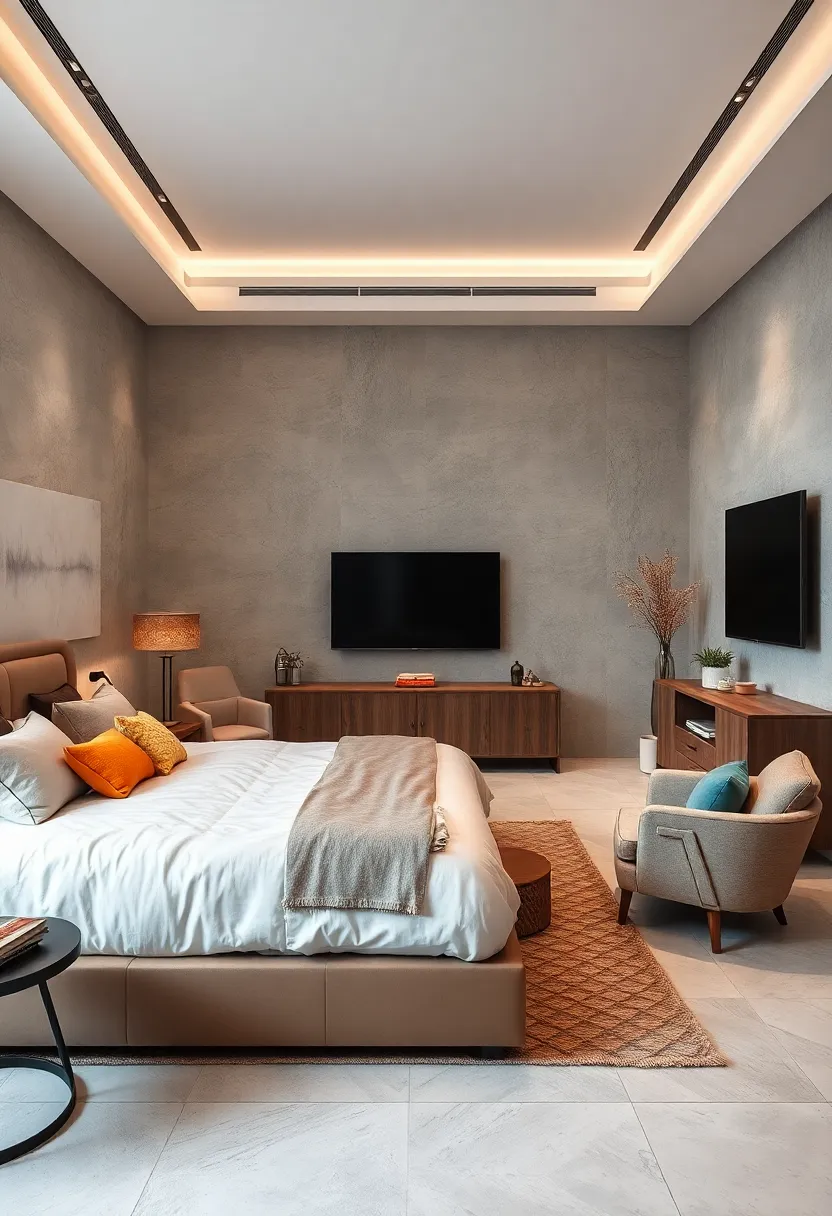 Arrange seating with⁤ a cozy‌ recliner or accent chair⁤ beside the bed