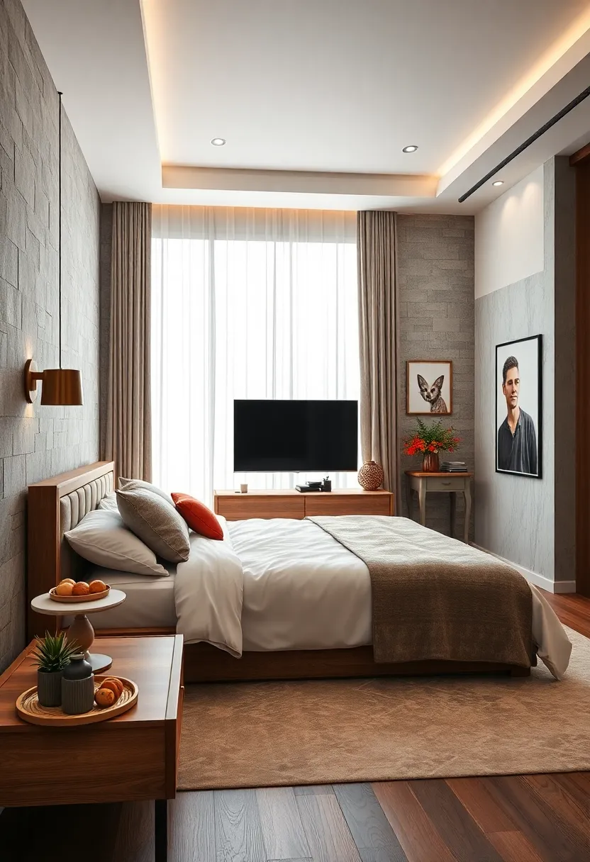 Mount ⁢the TV above a low-profile dresser for dual⁢ functionality