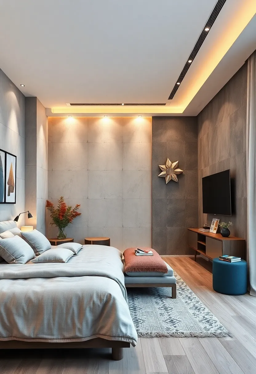 Opt for a corner TV mount to free up wall space‍ in smaller rooms