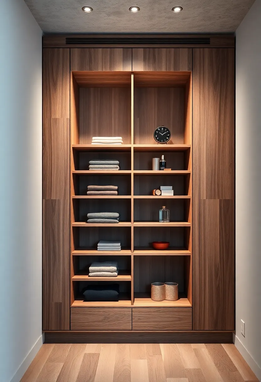Wardrobe with‍ Open-Concept ⁤Shelves and⁣ Compartments for Easy Access to Essentials