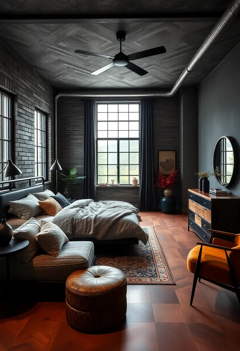 Rustic ⁣Wood ​and ‌Blackened ⁤Metal ⁤Furniture Combinations evoking Masculine ⁤Warmth and Edge