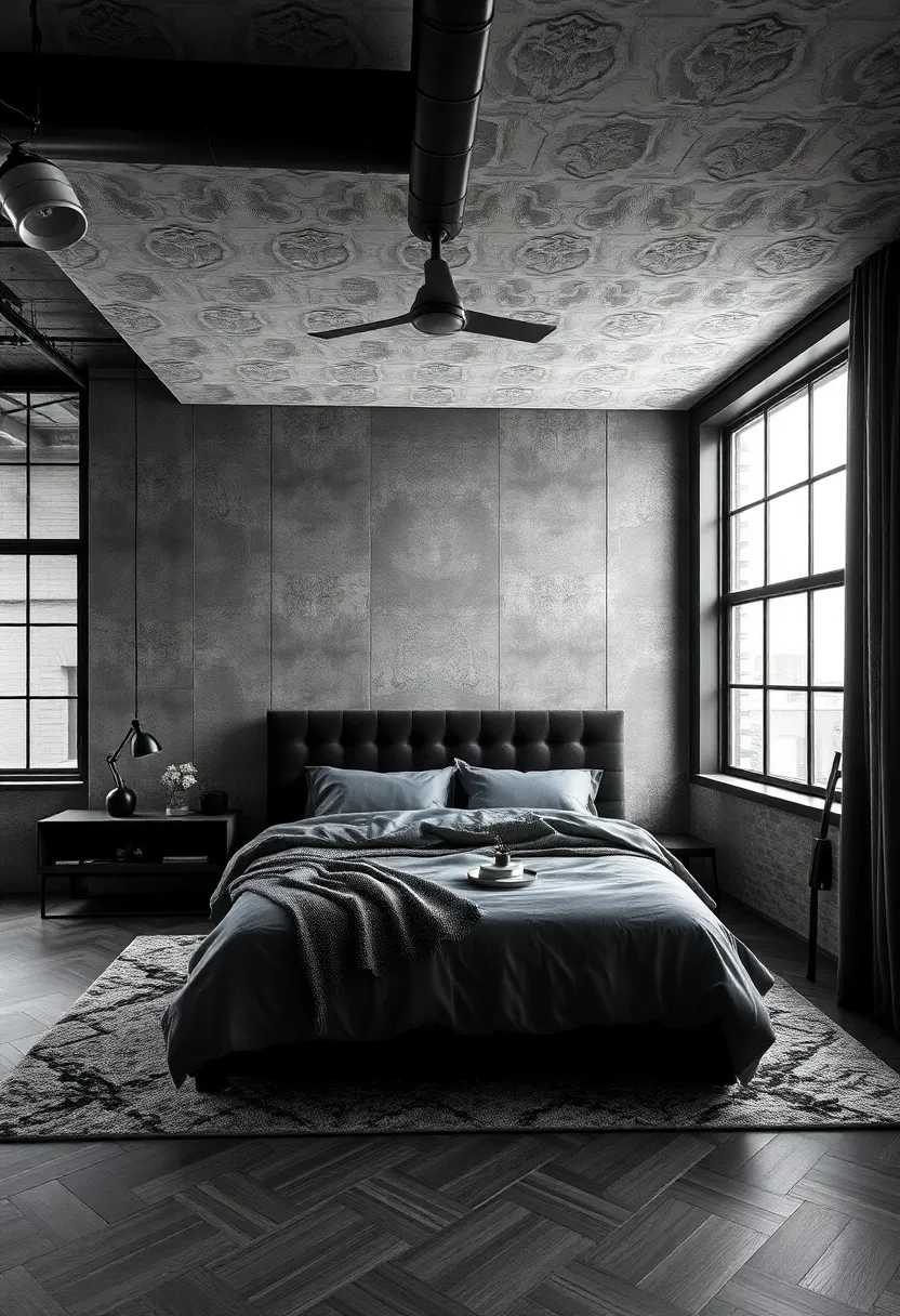 Layering patterns and Textures for a Rich, Industrial Atmosphere