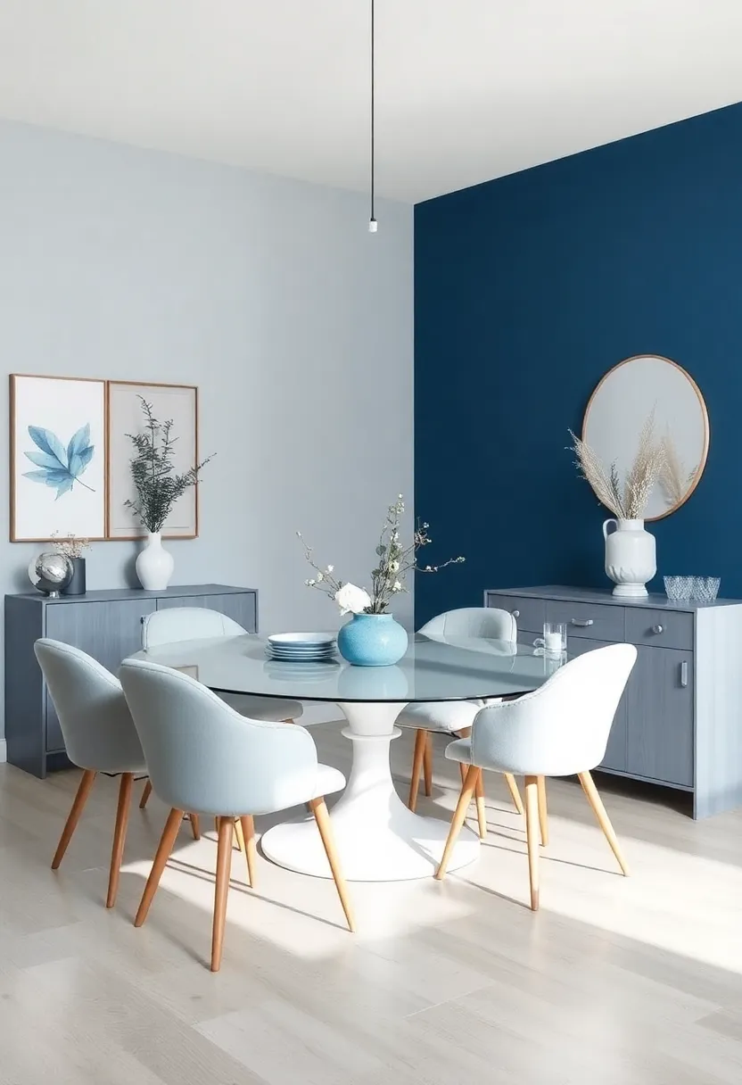 Celebrating Seasonal Decor Changes within Blue and Gray Themes