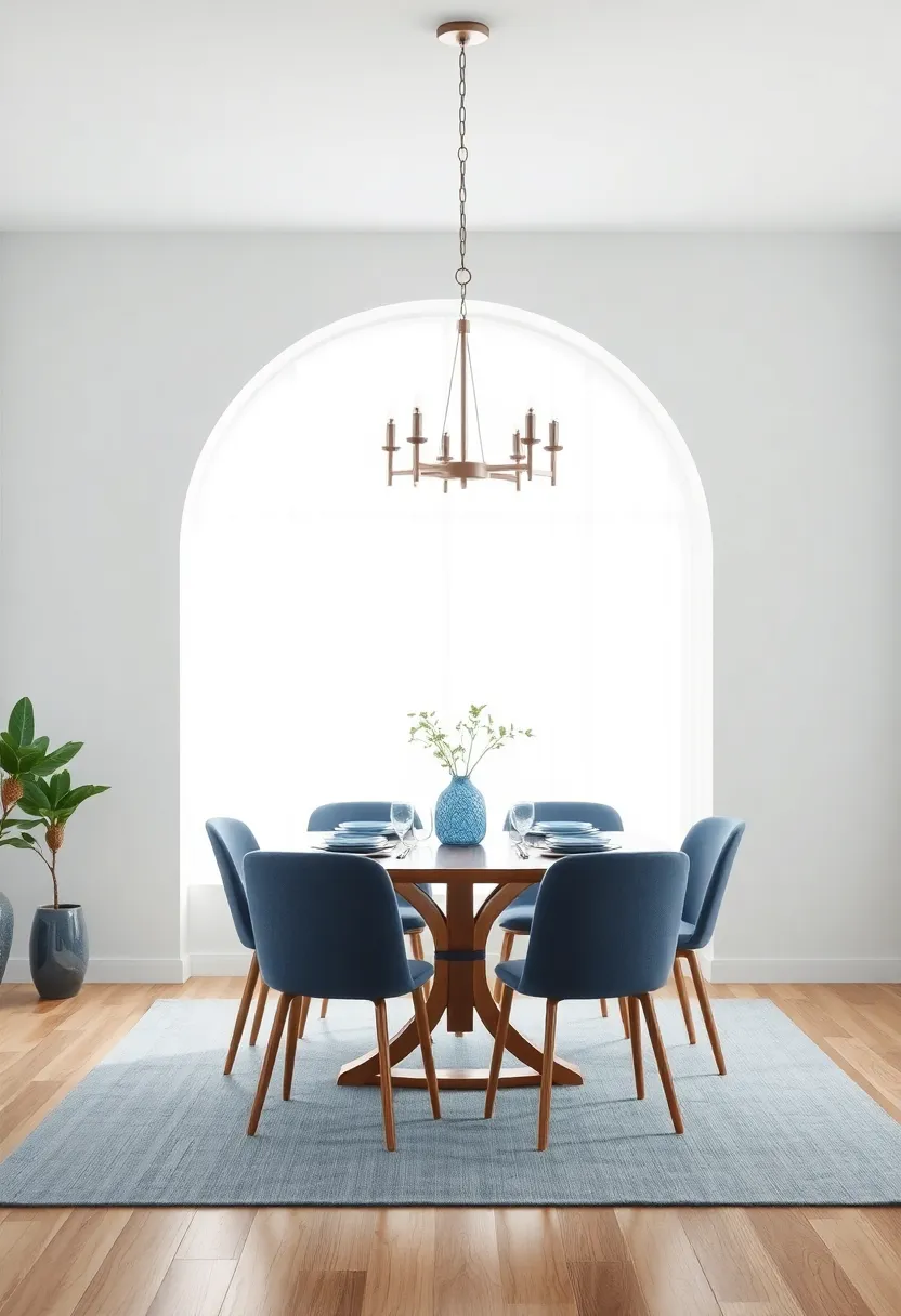 Creating a Serene Atmosphere Through color Pairing in Dining Rooms