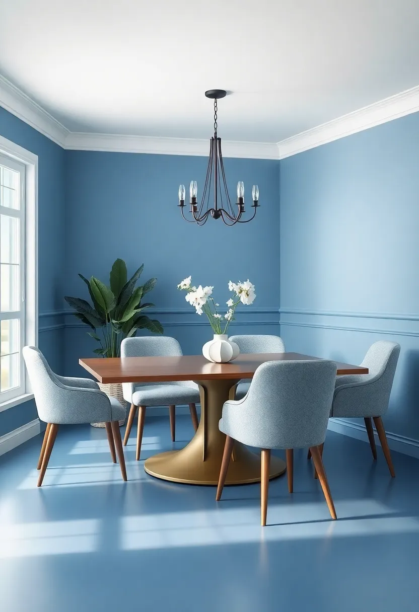 Choosing the Right Chairs to Harmonize with Blue and Gray Settings