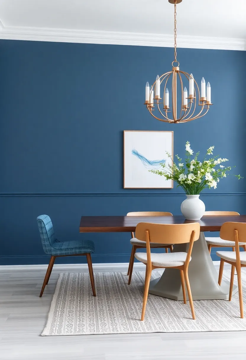 Selecting the Perfect Dining Table to Complement Blue and Gray Themes