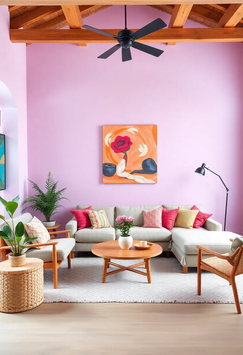 Embracing Color: Creating a Vibrant Palette for Your Bohemian Eclectic Living Room