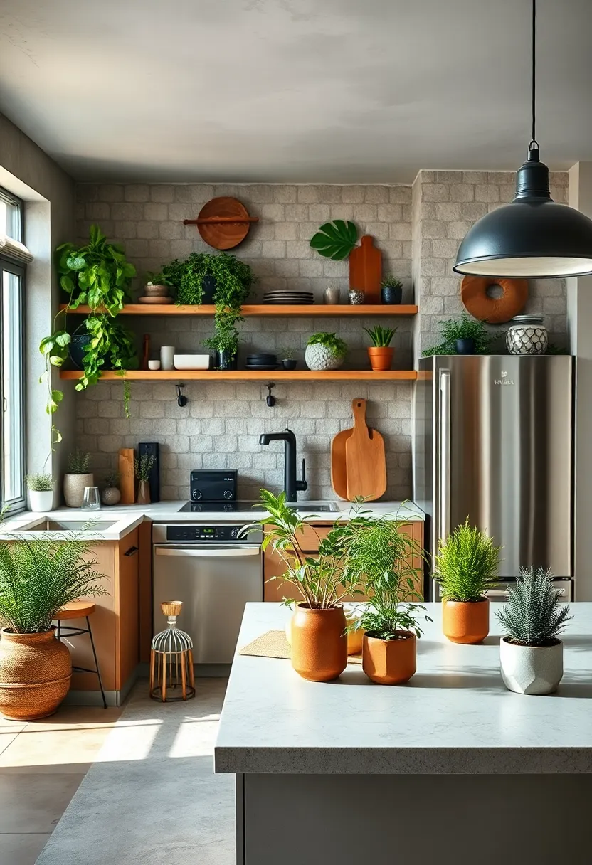 Bring ⁣in Greenery⁤ with Potted Herbs and Succulents