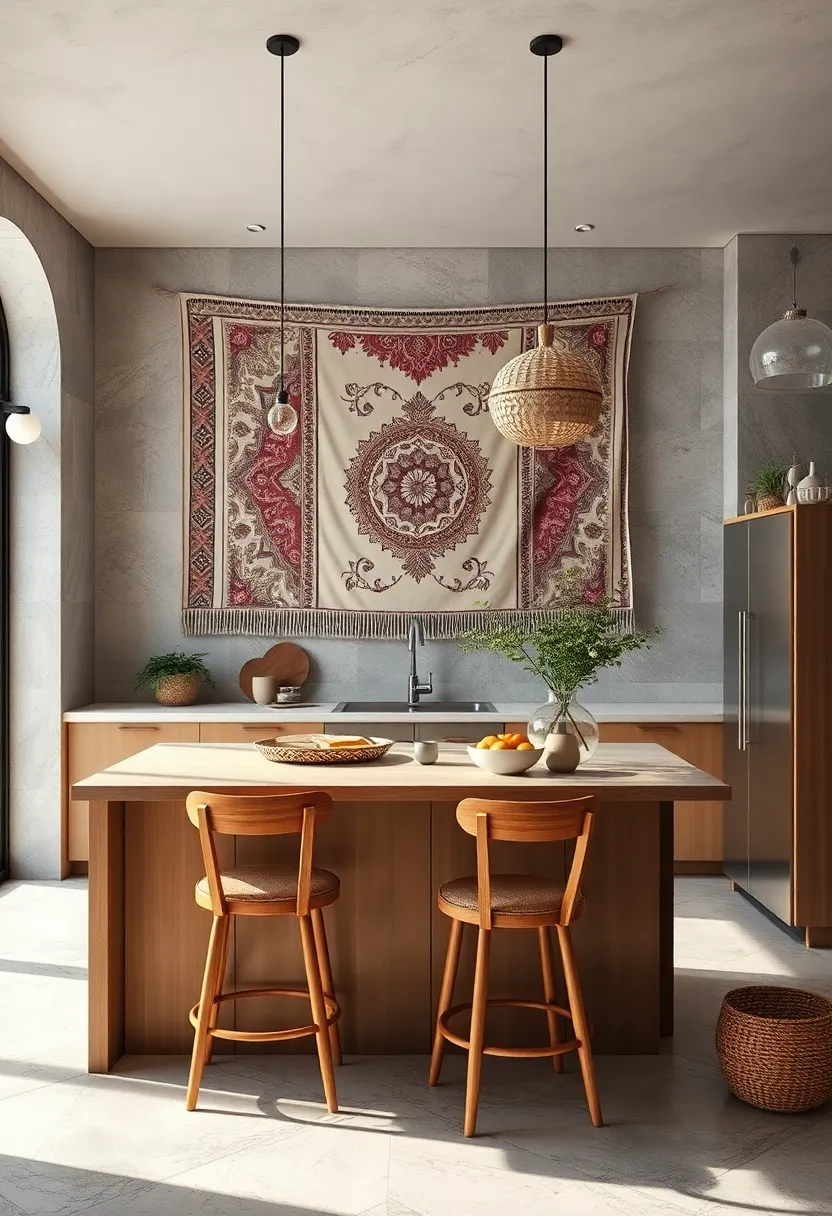 Incorporate Tapestries or Fabric Panels as Wall Décor