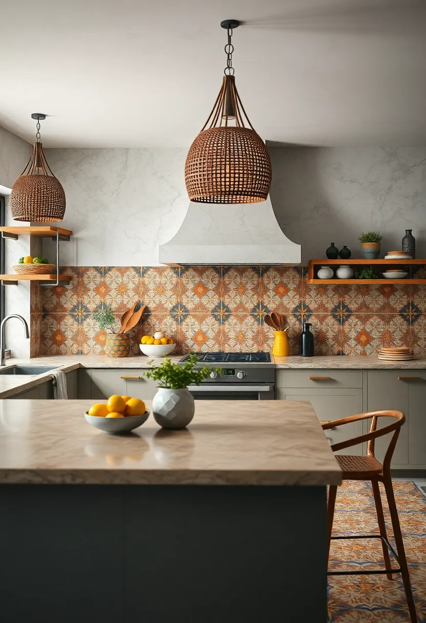 Mix and ​Match Patterns with​ Vibrant Tiles