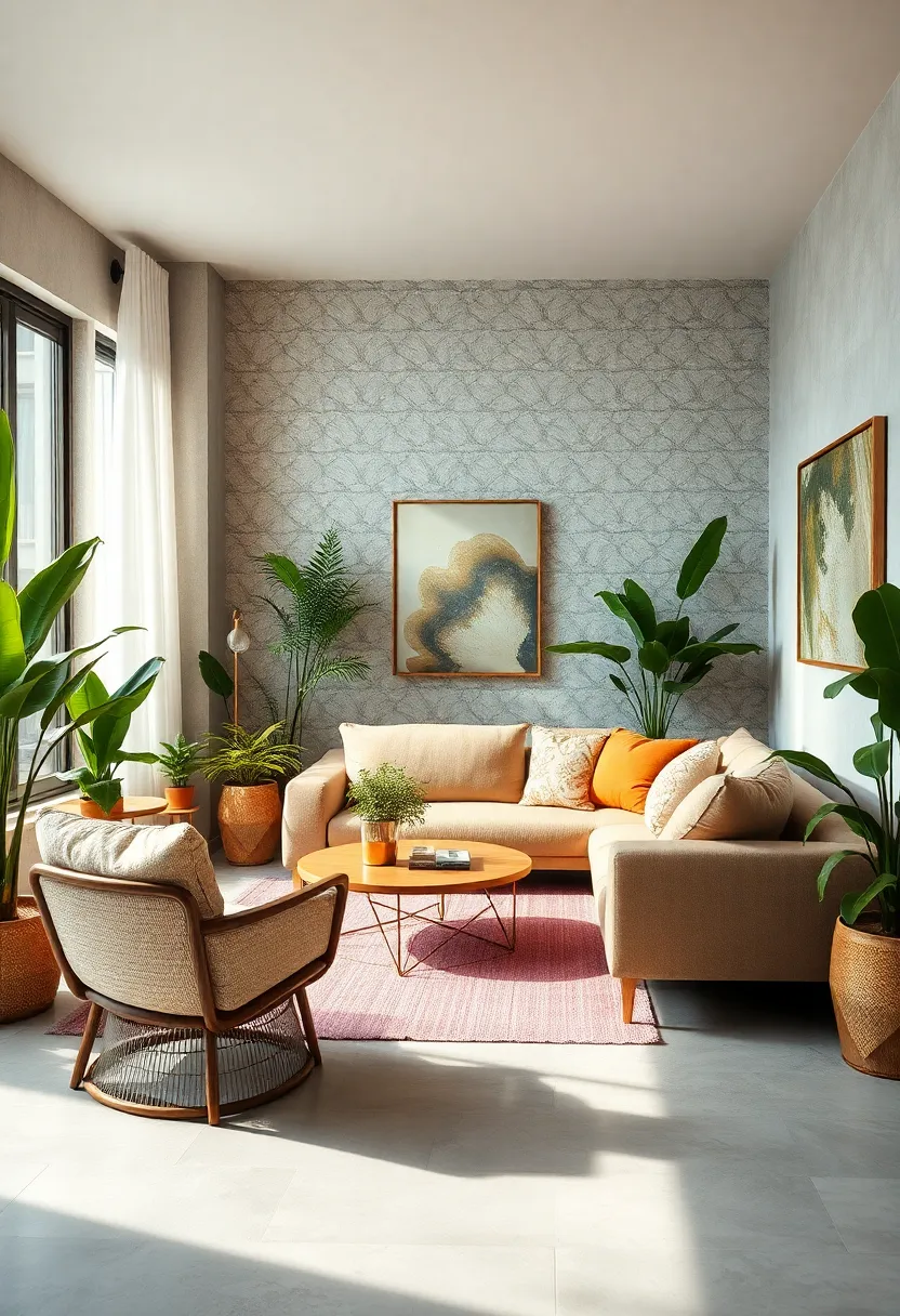 Introducing ​subtle Metallic Accents‍ to Reflect Light and ⁣Add⁣ Elegance⁣ Amid Boho Greenery and​ Natural Hues