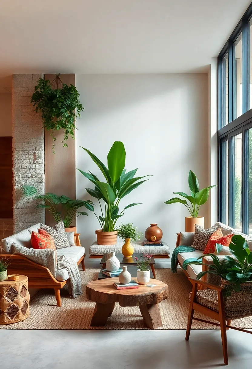 Layering ⁢Textures and Fabrics to⁣ Create a Cozy Boho Modern Space ⁢Surrounded ​by Thriving ⁣Indoor​ Plants