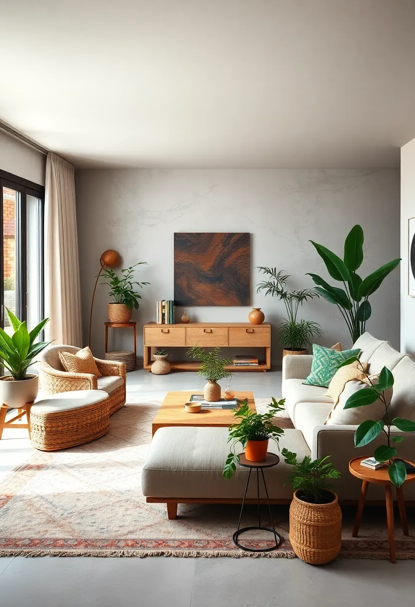 Blending ⁤Scandinavian Simplicity with Bohemian Charm‍ Using Clean Lines ‌and Abundant Greenery