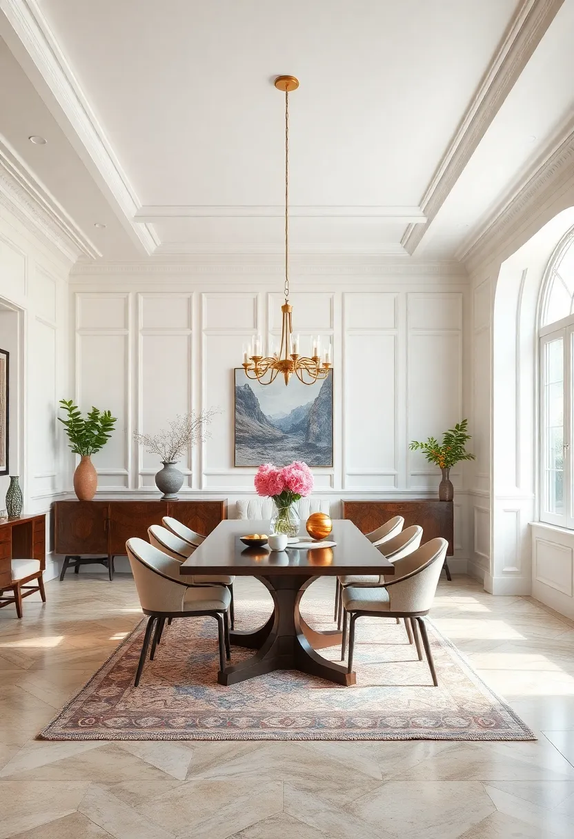 Classic Architectural Details ‍Such As Crown Moldings and Wainscoting⁣ Elevating ⁤Dining spaces