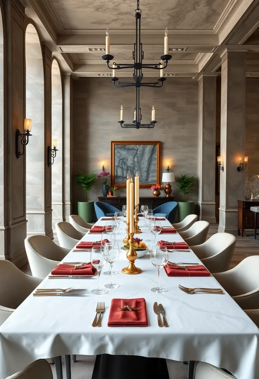 historic ⁢Touches Like‍ Brass Candlesticks⁢ and Leather-Bound Menus setting an⁤ Elegant mood