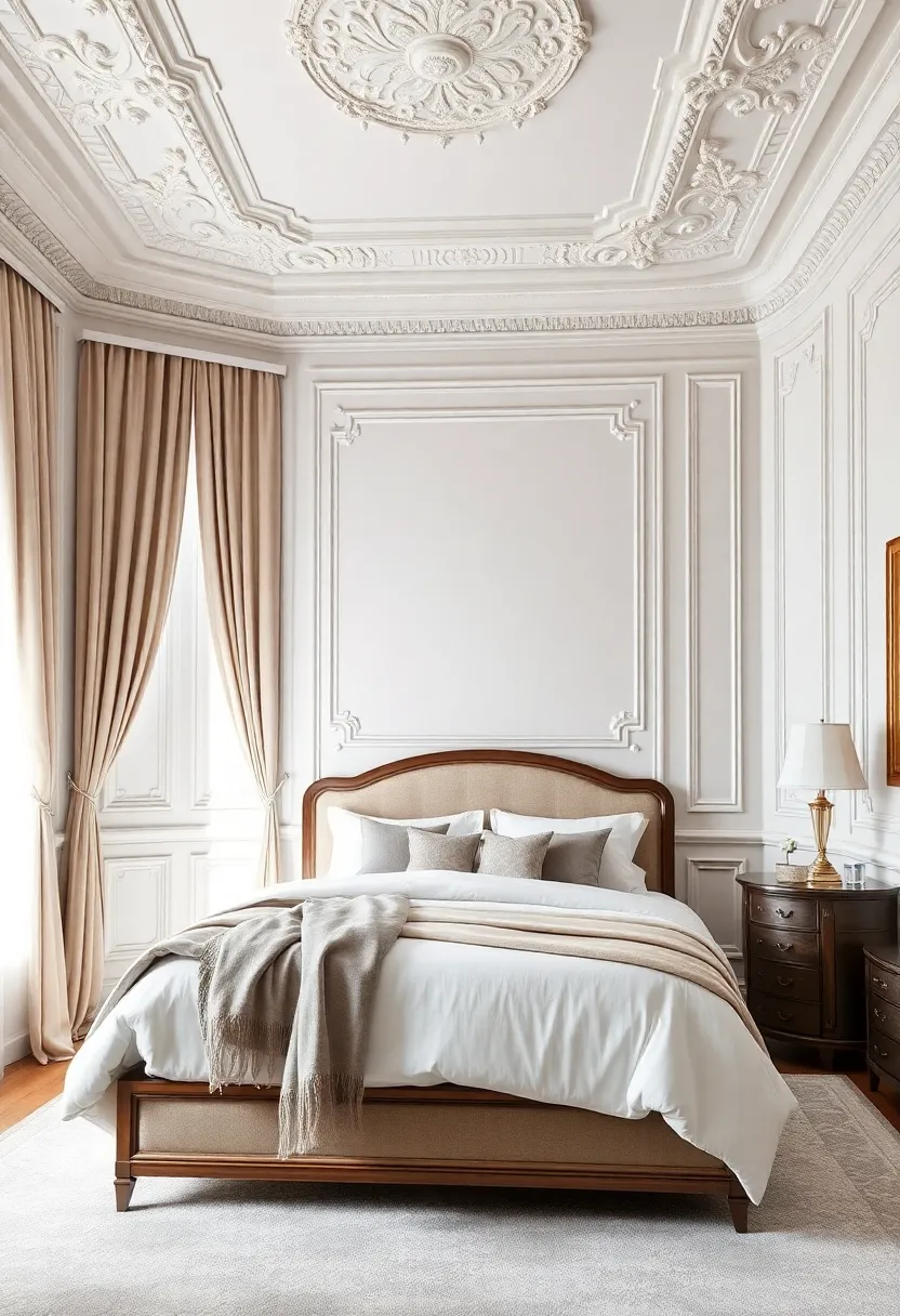Delicate Touches: Enhancing Bedroom Spaces with Subtle Moldings