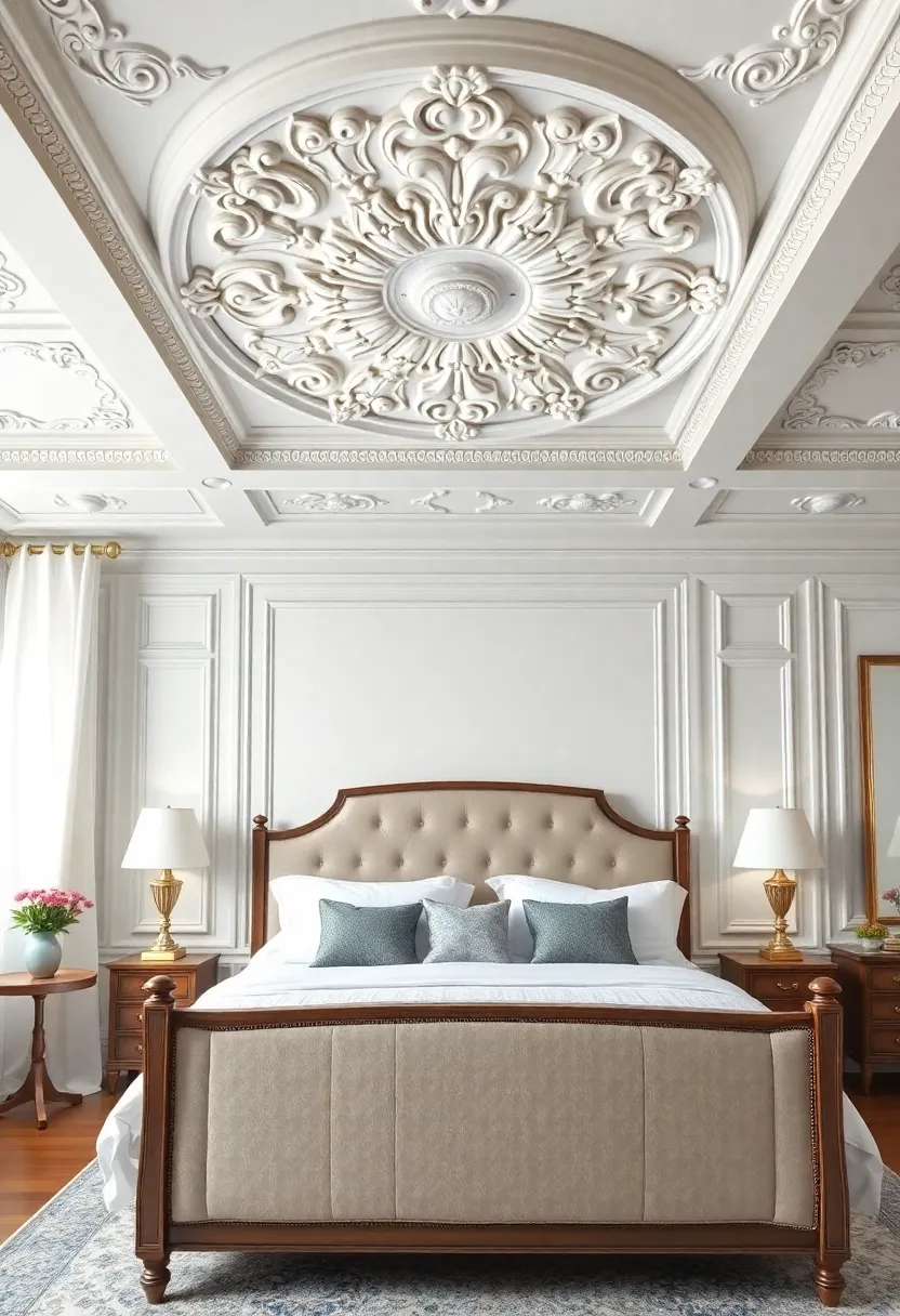 Exploring the Beauty of Decorative Ceiling Medallions in Bedrooms