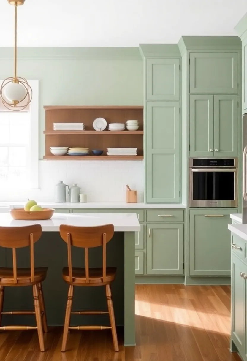 Refreshing Vibes: Incorporating Seafoam Green into Your Kitchen Design