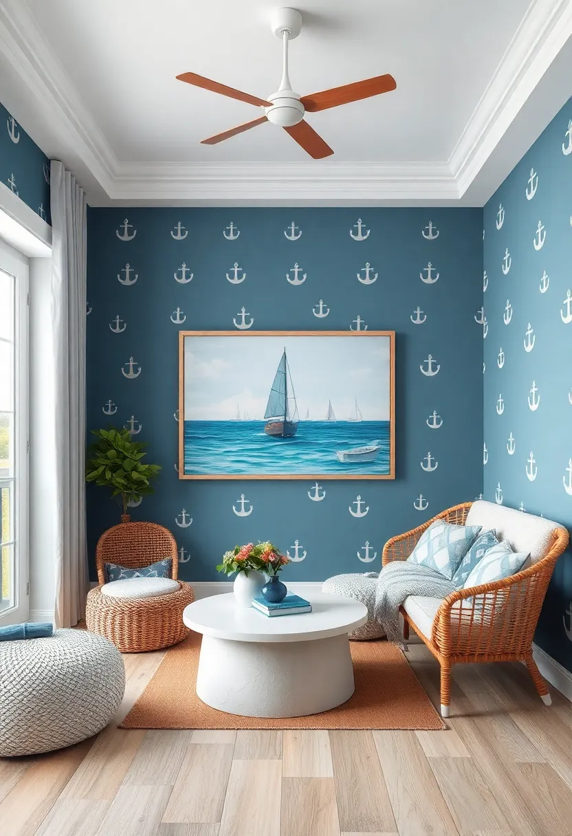 Whimsical Walls: Finding‌ the Right Wallpaper to Reflect Nautical Themes