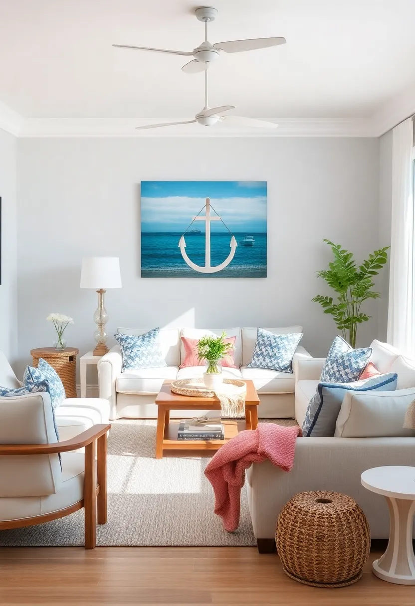 Beachy Whimsy:‌ Adding Playful Touches ‌to your Coastal ⁢Living⁢ Room