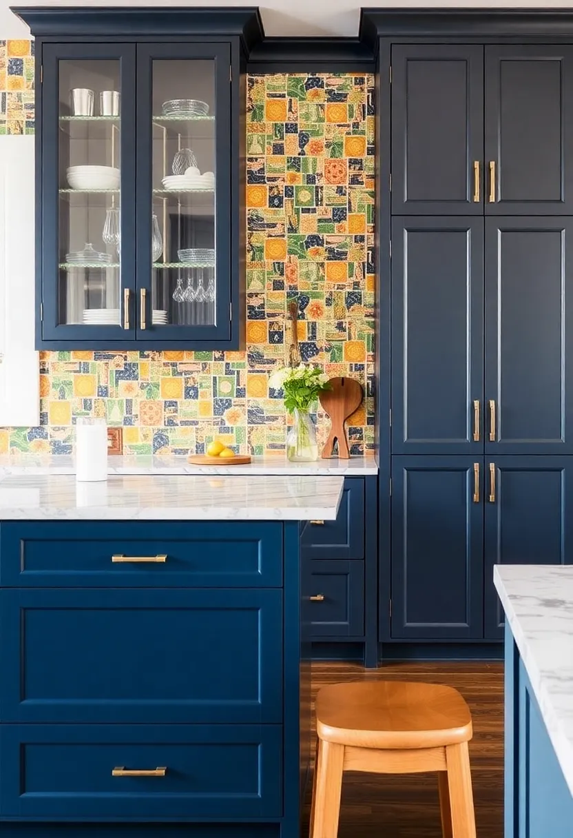 Colorful Backsplashes: Making​ a Statement Behind Your Kitchen Island
