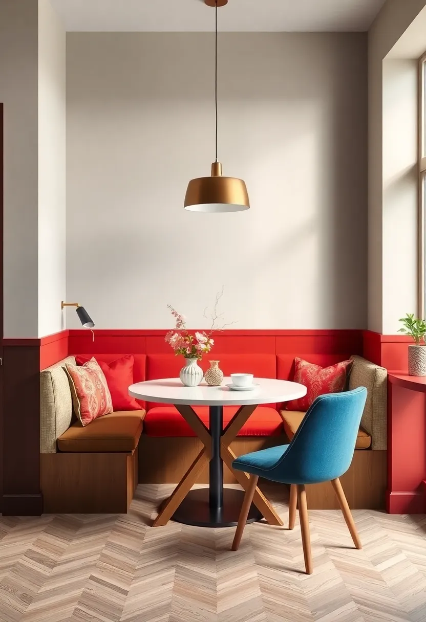 Color-Blocked Corners: Separate your nook visually ⁤with ⁤bold wall colors or wallpaper to make it stand out in larger spaces