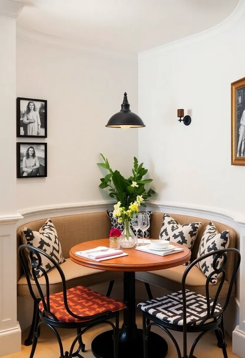 French Bistro ​Feel: Create ⁣a‌ Parisian-inspired ‌space with small round⁤ tables, wrought iron chairs, and‌ classic black-and-white ‌patterns