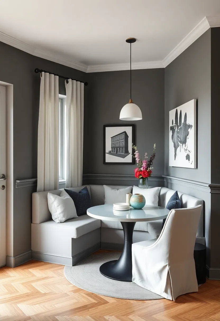 Monochrome Chic: play with shades of a ⁢single color to craft a sleek, cohesive dining corner that feels effortlessly polished