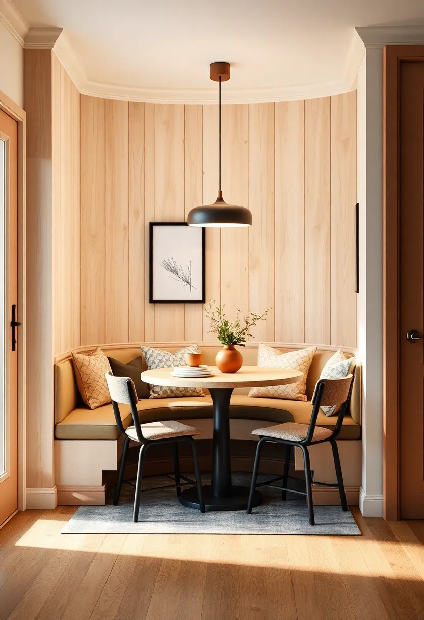 Scandinavian Serenity: ⁢use⁤ light woods, ‍clean designs, and⁢ pops of muted colors to achieve a bright, airy ⁤corner dining area