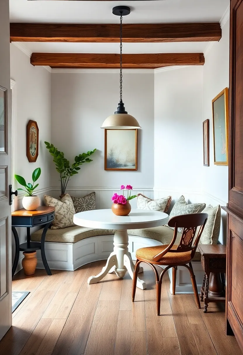 Vintage Eclectic: Mix and match antique pieces ‌for a unique nook filled with character and stories