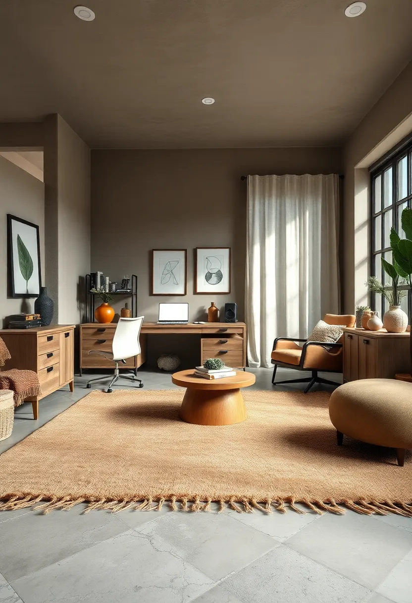 Soft‍ Woolen‍ rugs with Muted ​Earth Tones ⁤Grounding the Space and Inviting Barefoot Comfort