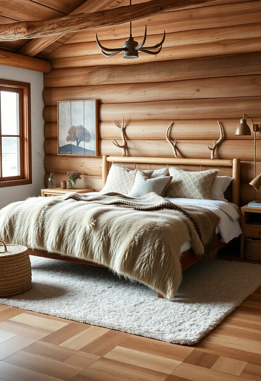 Textural Harmony: Blending Fabrics for a ​cozy Cabin Vibe