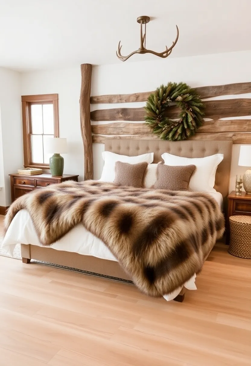 Luxurious Layers: ⁤The Allure of Cozy⁣ Fur Throws ⁤in⁣ Rustic Decor