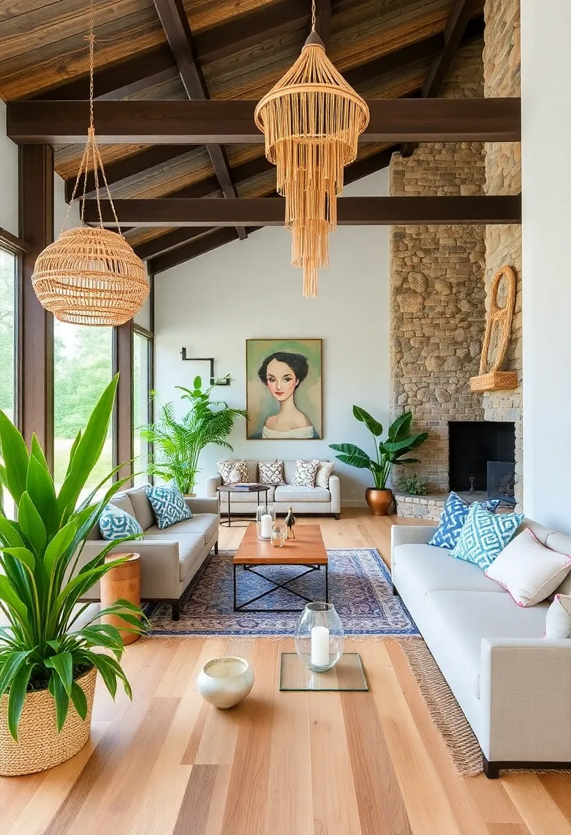 Creating a Seamless Flow with Custom-Designed Bohemian Open Spaces