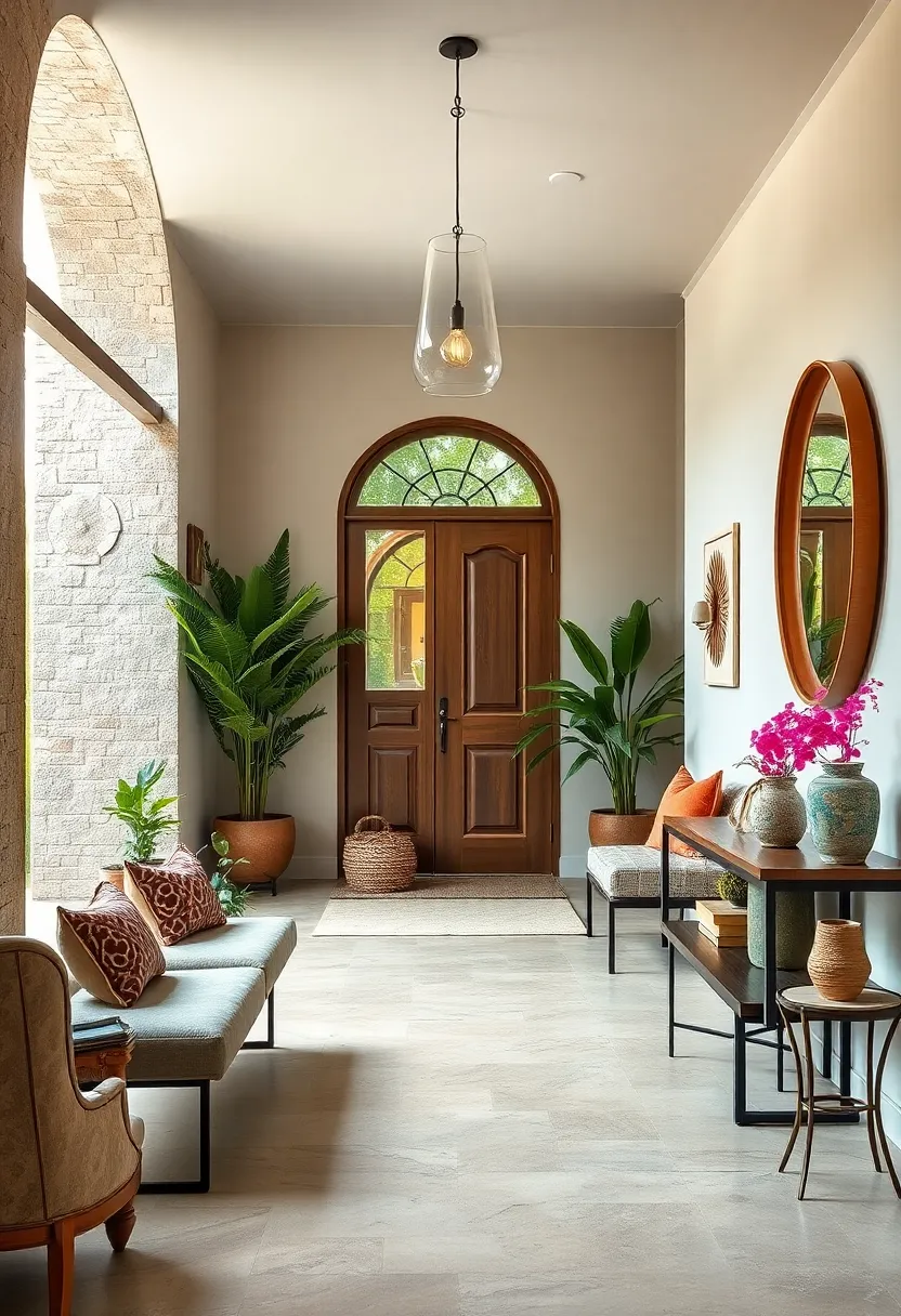 Globally ⁢Inspired⁣ Decor Pieces Adding Depth And Stories To The Entryway Ambience