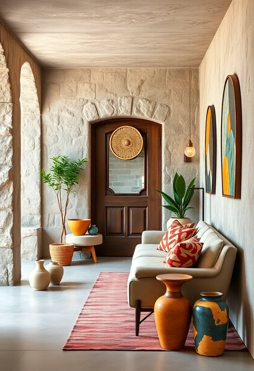 Handcrafted Ceramics and Pottery Bringing​ Organic Shapes And Colors To entryway Decor