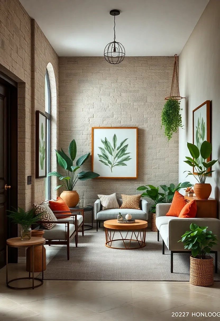 Incorporating Botanical Prints And Fresh ​Greenery To Add Life And ‌Color To The Entryway