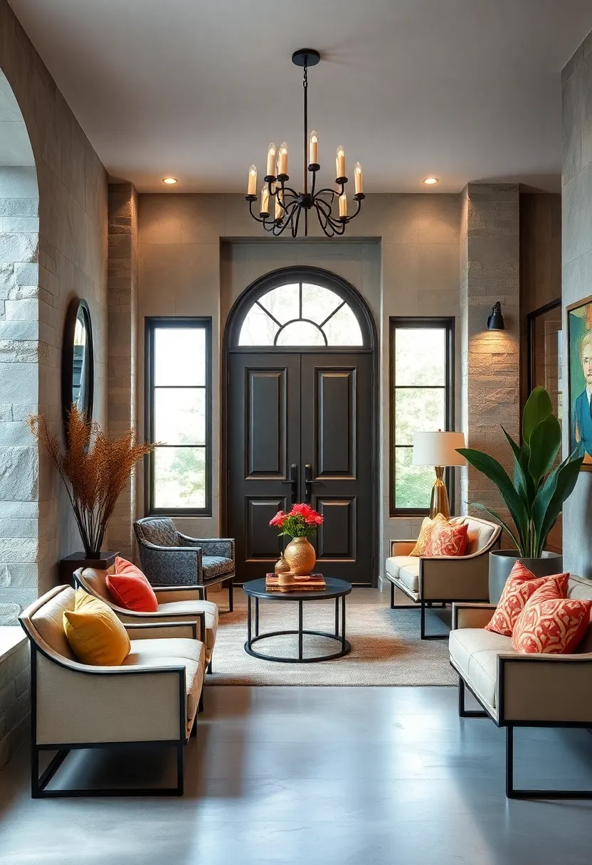 Mixing Metallic ​Accents ⁤With ‌Soft Fabrics To ⁤Elevate Entryway Elegance And Interest