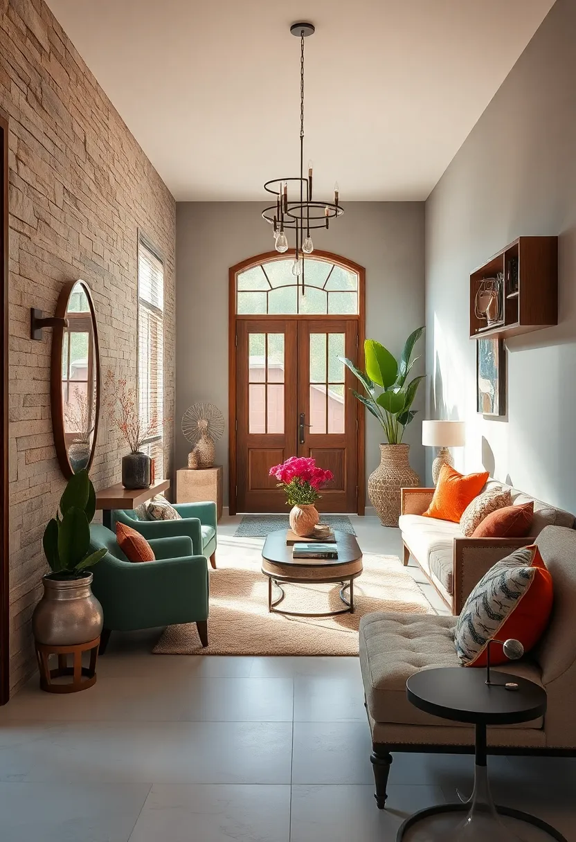 Mixing ⁤Rustic elements And​ Sleek⁣ Modern Surfaces⁣ for A Harmonious ⁤Entryway Blend