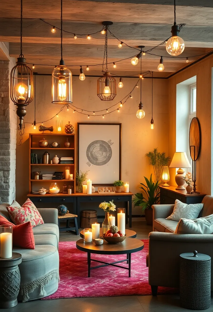 Layer vintage ⁤lamps with candles and⁢ fairy lights for a whimsical,⁢ dreamy atmosphere