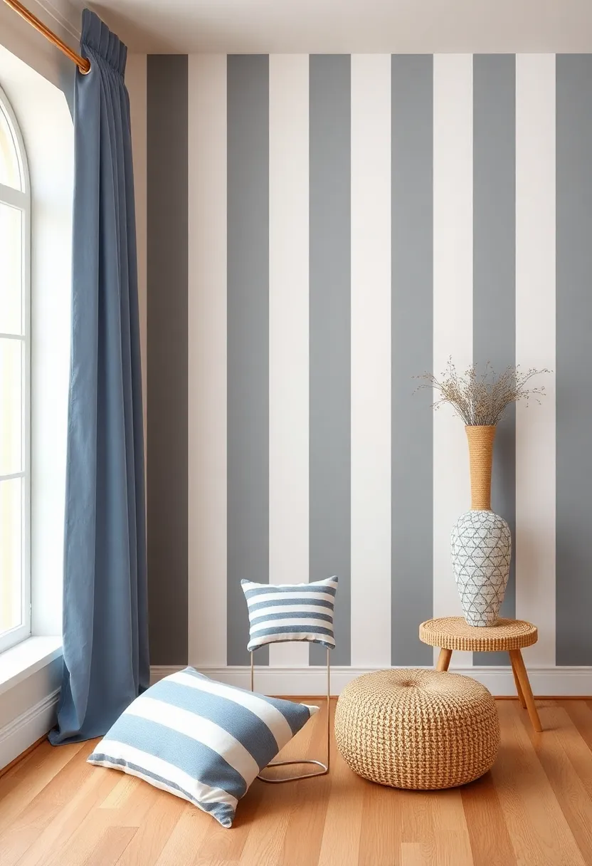 Nautical ​Dreams: Embracing Coastal Themes with Striped designs