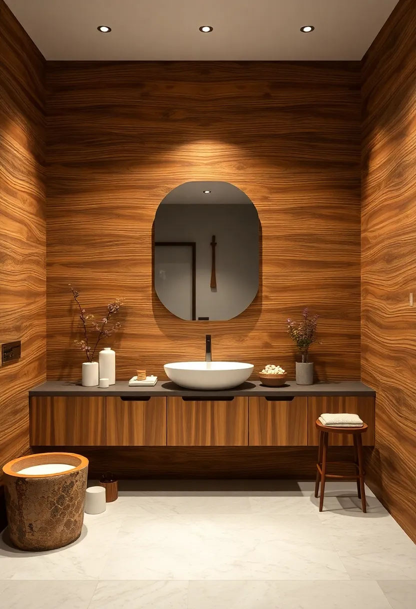 Nature-Inspired Wood Paneling for ⁢a⁤ warm Ambiance