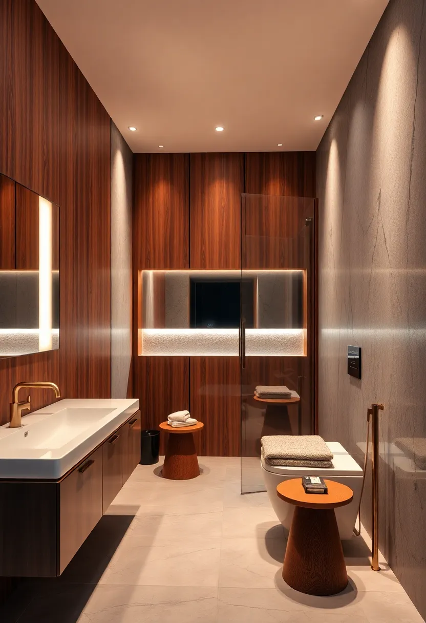 Sleek Glass ⁤Panels with Backlit Features