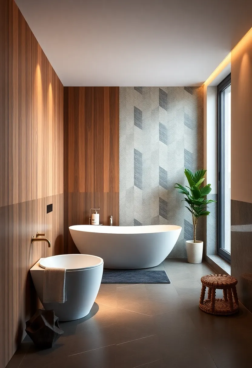 Two-Tone Walls to‍ Define⁢ Different Bathroom Zones